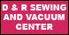 D and R Sewing Center logo
