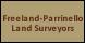 Freeland-Parrinello Land Surveyor logo