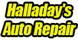 Halladay's Auto Repair logo