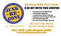 Junk Removal  Orange County Junk Be Gone Inc. 888-350-JUNK (5865) logo