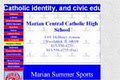 Marian Central Catholic High School logo