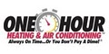 One Hour heating & Air Conditioning logo