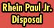Paul Rhein Jr Disposal logo