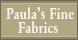 Paula's Fine Fabrics logo