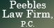 Peebles Law Firm logo