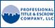 Professional Title & Escrow Co logo