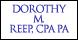 Reep Dorothy M CPA logo