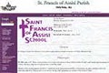 St Francis of Assisi School logo