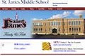 St James Middle School logo