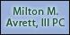 Milton M Avrett III PC logo