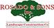 Rosado & Sons Inc,  Landscape Construction Co. logo