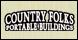 Country Folks Portable Buildings logo