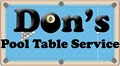 Don's Pool Table Service: Pool Table Repair and Service Prior lake logo