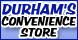 Durham's Convenience Store logo
