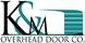 K and  M Overhead Door Company logo