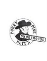 Porky Pine Pete's SmokeHouse BBQ logo