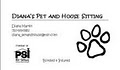 Diana's Pet and House Sitting logo